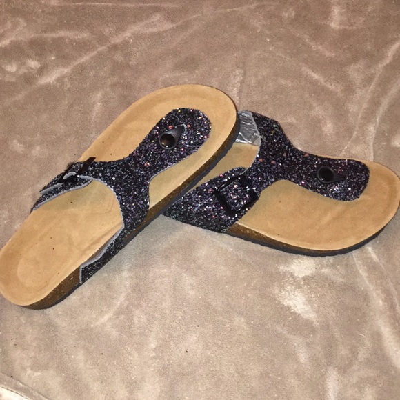 💸PRICE DROP😍Cork Thong Glitter Sandals - Picture 4 of 5